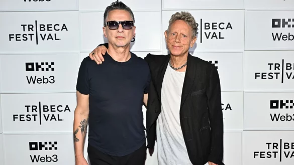 Auf dem Tribeca Festival in New York hat «Depeche Mode» im Abspann ihres Konzertfilms ein bisher unveröffentlichtes Lied abgespielt. - © Evan Agostini/Invision via AP/dpa