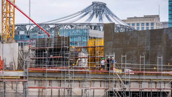 Das neue Museum entsteht in der N&auml;he des Potsdamer Platzes. - &copy; Michael Kappeler/dpa