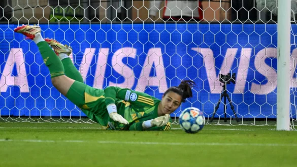 Eine fürs Finale? Mala Grohs. - © Peter Kneffel/dpa