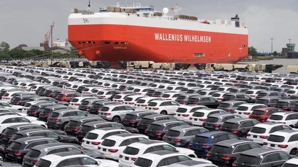 Die gemeinsame Erkl&auml;rung der EU und USA zur Beendigung des Handelskonflikts regelt auch das sensible Thema der Auto-Importe. (Archivbild) - &copy; Ingo Wagner/dpa