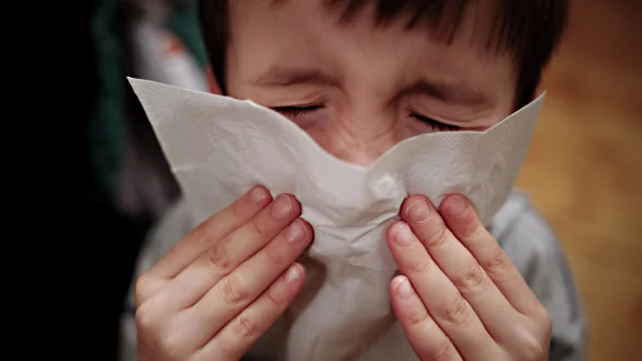 Vor allem bei Kindern werden deutlich mehr Grippeerkrankungen festgestellt (Archivbild). - © picture alliance / dpa