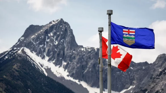 Der diesjährige G7-Gipfel findet in den Rocky Mountains statt. - © Jeff McIntosh/The Canadian Press/AP/dpa