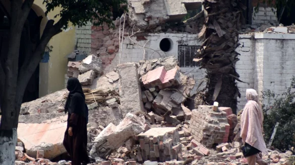 Zwischen Indien und Pakistan eskaliert die Gewalt - die EU will nun Bem&uuml;hungen um eine Entspannung unterst&uuml;tzen. (Archivbild) - &copy; Sajjad/XinHua/dpa