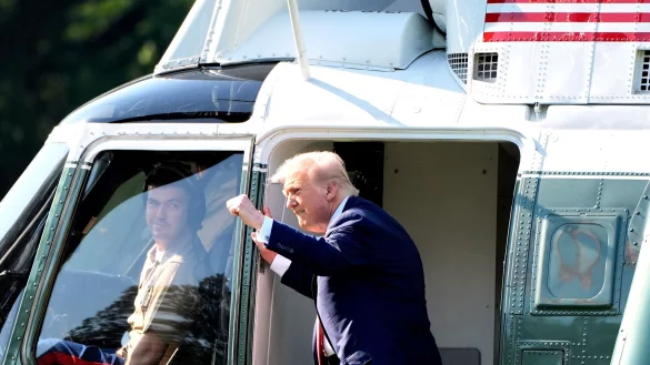 Trump l&auml;sst die Epstein-Aff&auml;re nicht los. - &copy; Alex Brandon/AP/dpa