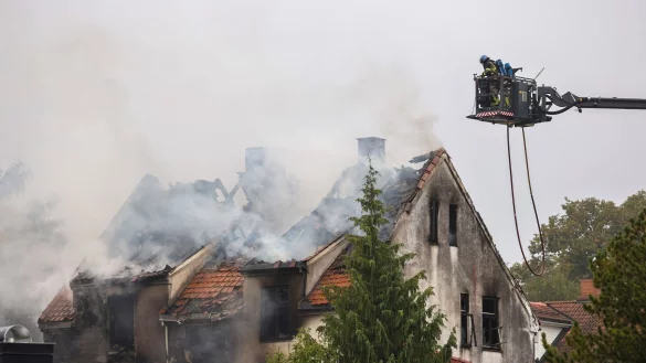 Nach einem Brand in einem Haus sind drei Frauen tot aufgefunden worden. - &copy; Geir Olsen/NTB/dpa