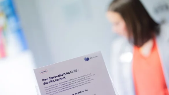 Die E-Akte macht den Patienten auch zum Herrn seiner Daten. (Symbolbild) - &copy; Rolf Vennenbernd/dpa-Pool/dpa