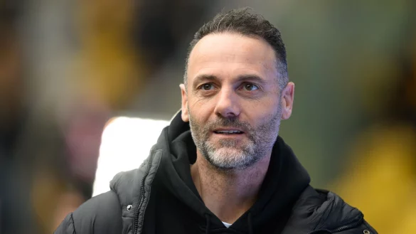 Alexander Ende ist der neue Coach von Preußen Münster. - © Robert Michael/dpa