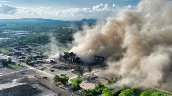 Die Verantwortlichen sprechen von einer &laquo;Bilderbuchsprengung&raquo;. - &copy; Laszlo Pinter/dpa