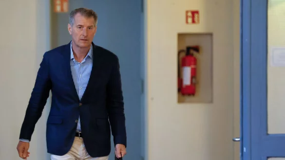 Vater Stephan Hensel ist im Prozess Nebenkläger und Zeuge. - © Georg Wendt/dpa