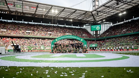 Immer wieder K&ouml;ln: 2025 findet im Stadion in M&uuml;ngersdorf zum 16. Mal das Endspiel um den DFB-Pokal statt. - &copy; Fabian Strauch/dpa