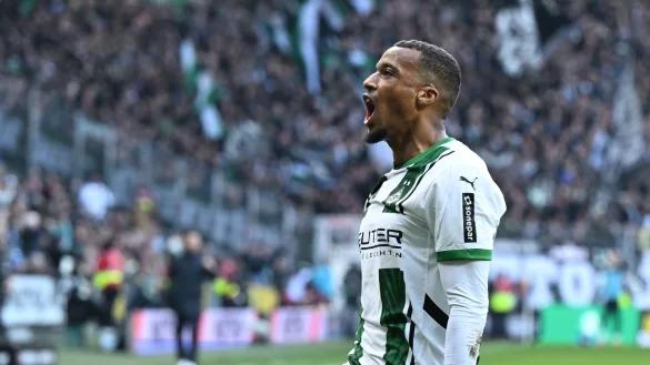 Alassane Pléa war der überragende Spieler bei Gladbach. - © Carmen Jaspersen/dpa