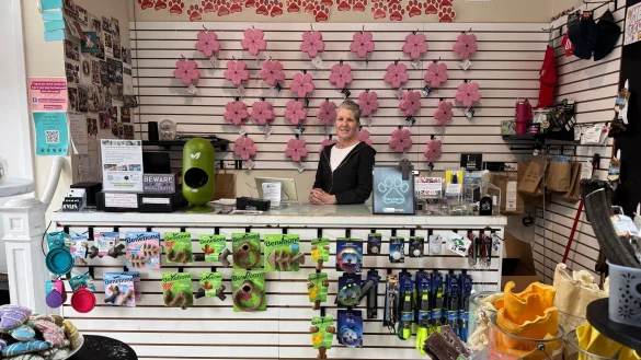 2022 hat Noelie Rickey &laquo;The Dog Park&raquo; in Alexandria &uuml;bernommen. - &copy; Luzia Geier/dpa