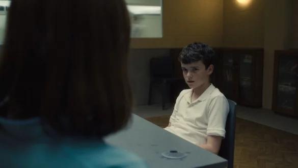 Owen Cooper spielt Jamie Miller in der britischen Netflix-Serie «Adolescence». Die vierteilige Serie ist seit fast drei Wochen auf Netflix verfügbar. - © -/Netflix/dpa