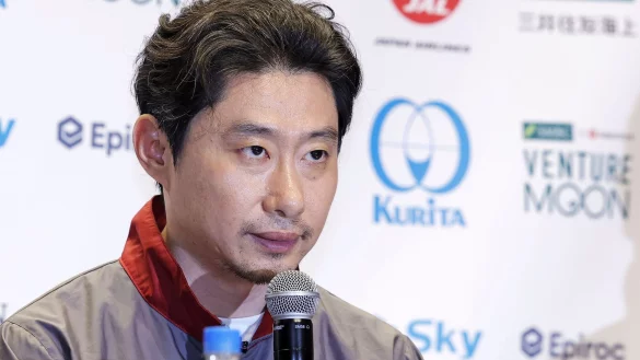 Der japanische ispace-Chef Hakamada musste erneut ein Scheitern verk&uuml;nden. - &copy; -/Kyodo News/dpa