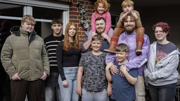 Unter den drei Schwestern und sieben Br&uuml;der herrscht Vertrauen. - &copy; David-Wolfgang Ebener/dpa