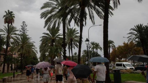 Kein Urlaubswetter auf Mallorca. - &copy; Clara Margais/dpa
