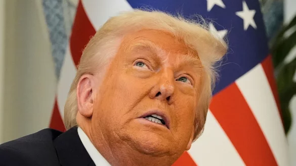 Trump rief seine Parteikollegen auf, sich hinter dem «großen, schönen Gesetz» zu vereinen - doch das blieb ohne Erfolg. (Archivbild) - © Alex Brandon/AP/dpa