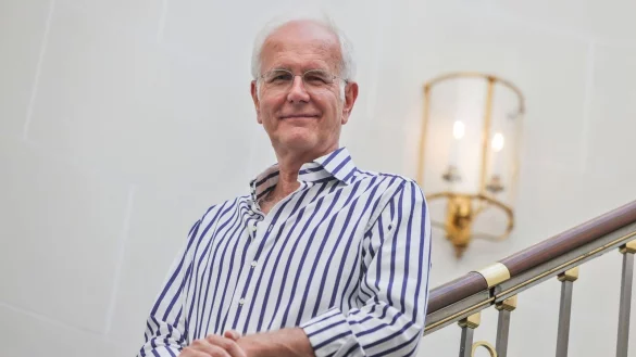 Harald Schmidt h&auml;lt Donald Trump f&uuml;r einen genialen Entertainer (Archivbild). - &copy; Oliver Berg/dpa