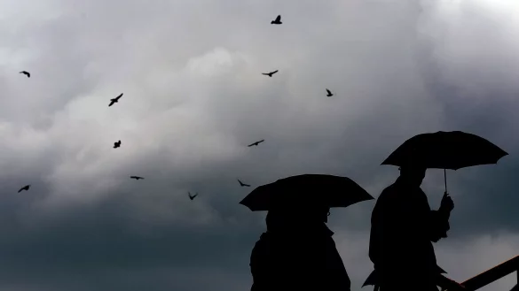 Vielerorts in Nordrhein-Westfalen könnte in den nächsten Tagen ein Regenschirm vonnöten sein. (Symbolbild) - © Oliver Berg/dpa