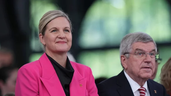 Kirsty Coventry löst Thomas Bach an der Spitze des IOC ab. - © Laurent Cipriani/AP/dpa