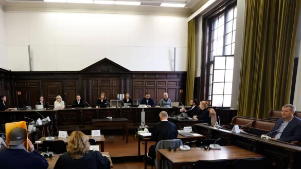 Viele Wortgefechte zwischen den Anw&auml;lten bestimmten den zw&ouml;lften Verhandlungstag. - &copy; Georg Wendt/dpa-Pool/dpa