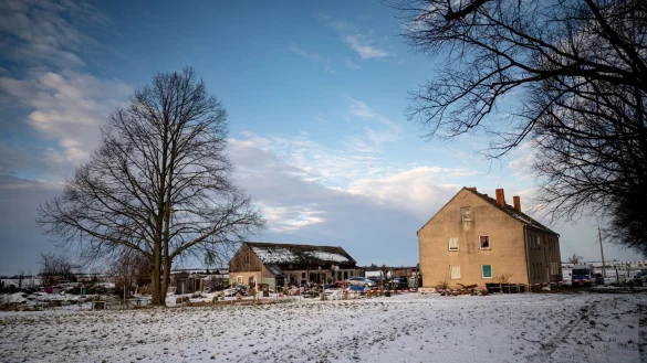 In Casekow sind bei einer Gewalttat zwei Menschen gestorben. - © Fabian Sommer/dpa