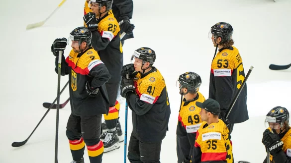 Die Eishockey-WM endet f&uuml;r die deutsche Nationalmannschaft fr&uuml;h und mit einer herben Entt&auml;uschung. - &copy; Bo Amstrup/Ritzau Scanpix Foto/AP/dpa