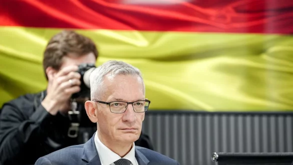 Der bisherige deutsche Botschafter in der Ukraine, Martin J&auml;ger, &uuml;bernimmt das Amt des Pr&auml;sidenten des Bundesnachrichtendienstes. - &copy; Kay Nietfeld/dpa