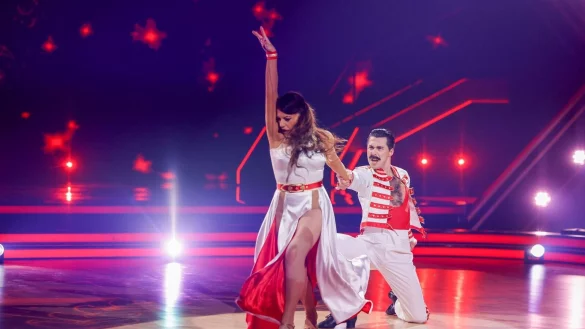 Christine Neubauer ist bei «Let\'s Dance» rausgeflogen. - © Thomas Banneyer/dpa