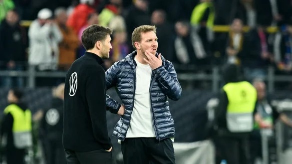 Julian Nagelsmann will beim Final-Turnier der Nations League auf keine Spieler verzichten. - © Bernd Thissen/dpa