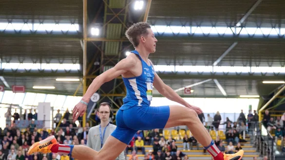 Max Heß findet die neue Regel-Revolution in einigen Sprungdisziplinen der Leichtathletik nicht gut. - © Bernd Thissen/dpa