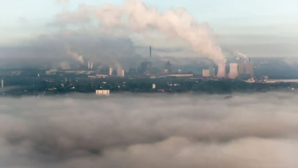 Ruhiges Winterwetter wird am Montag in NRW erwartet, im Norden neblig trüb, im Süden sonnig. (Archivfoto) - © Christoph Reichwein/dpa