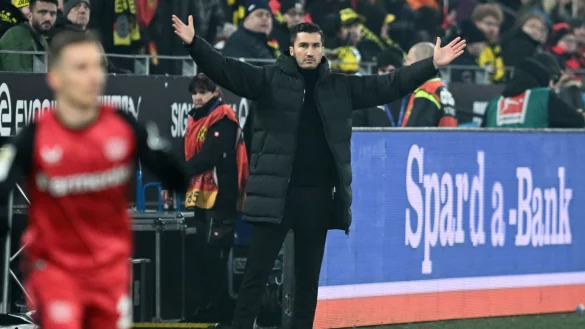 BVB-Coach Nuri Sahin. - © Bernd Thissen/dpa
