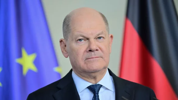 Scholz will &laquo;gemeinsam den Weg zu einem dauerhaften und gerechten Frieden&raquo; suchen. - &copy; Sebastian Christoph Gollnow/dpa