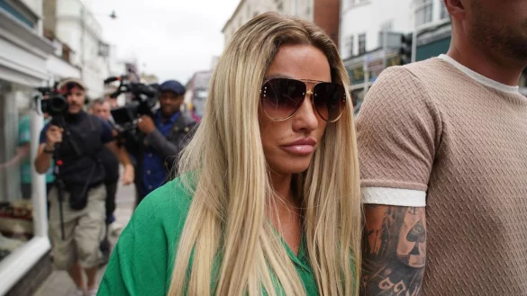 Ex-Model Katie Price hier im s&uuml;denglischen Lewes im Jahr 2022. - &copy; Gareth Fuller/PA Wire/dpa