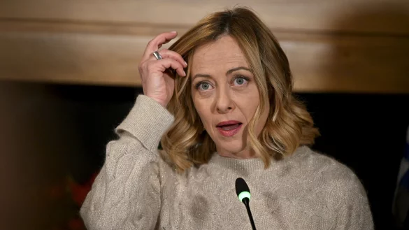 Italiens Ministerpräsidentin Giorgia Meloni ist auf dem Weg zu einem Treffen mit Donald Trump in den USA. (Foto: Archiv) - © Antti Aimo-Koivisto/Lehtikuva/dpa