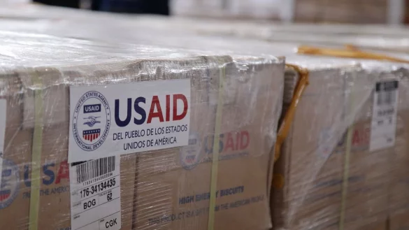 Die neue Trump-Regierung knöpft sich die Behörde für internationale Entwicklung USAID vor. (Archivbild) - © Sofia Toscano/colprensa/dpa