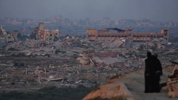 Der Krieg im Gazastreifen dauert seit fast zwei Jahren an. (Archivbild) - © Jehad Alshrafi/AP/dpa