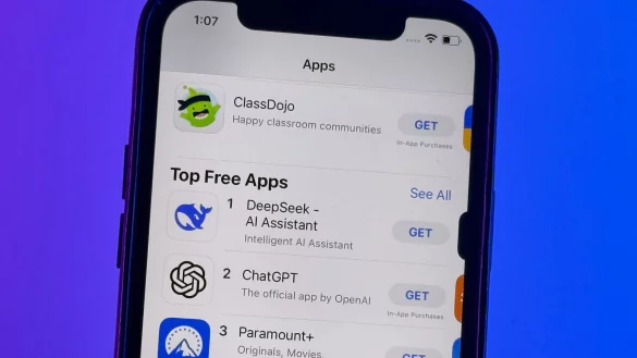 Rückt ein neuer Player aus China an die Spitze der KI-Unternehmen? - © Christoph Dernbach/dpa