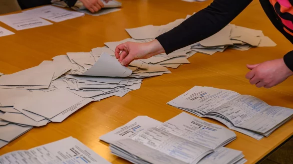 Gegen die Gültigkeit der Bundestagswahl sind schon 800 Einsprüche eingegangen. - © Patrick Pleul/dpa