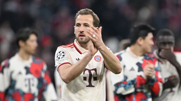 Harry Kane brilliert gegen Bayer Leverkusen. - © Sven Hoppe/dpa