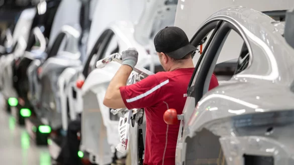F&uuml;hrende Unternehmen der Automobilbranche m&ouml;chten dem Vormarsch von Tech-Konzernen wie Google in der Automobilherstellung entgegentreten. (Archivbild) - &copy; Marijan Murat/dpa
