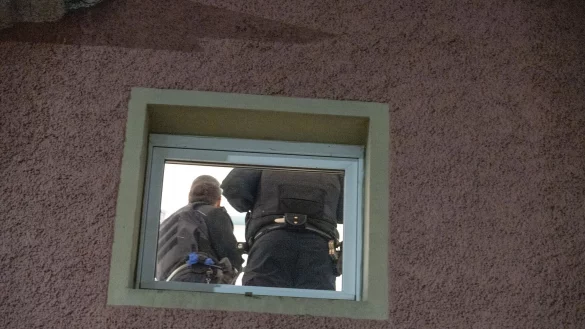 Die Ermittler haben die Wohnung des Tatverd&auml;chtigen von Mannheim durchsucht. - &copy; Ferdinand Merzbach/NEWS5/dpa