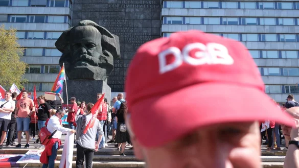 Demonstrationen zum 1. Mai - Chemnitz - &copy; Sebastian Willnow/dpa