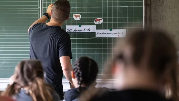 Werden Lehrer Opfer körperlicher Gewalt, so geht diese einer Umfrage zufolge fast ausschließlich von Schülerinnen und Schülern aus. (Symbolbild) - © Marijan Murat/dpa