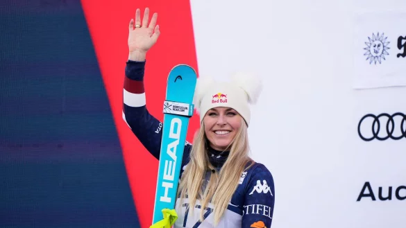 Will bei den Olympischen Winterspielen 2026 noch mal angreifen: Lindsey Vonn. - &copy; Robert F. Bukaty/AP/dpa