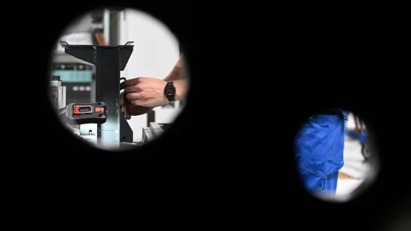 Die Aussichten für die deutsche Industrie sind nach den US-Zollerhöhungen unerfreulich. (Symbolbild) - © Bernd Weißbrod/dpa