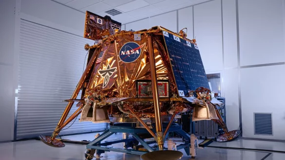 Zehn Instrumente sind an Bord des Landers «Blue Ghost». - © Firefly Aerospace/dpa