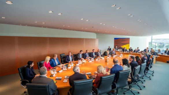 Nach dem Kabinettsbeschluss kann der Entwurf im Bundestag behandelt werden. - &copy; Michael Kappeler/dpa