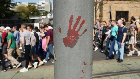 In Belgrad gehen Regierungsgegner wieder auf die Stra&szlig;e. - &copy; Darko Vojinovic/AP/dpa